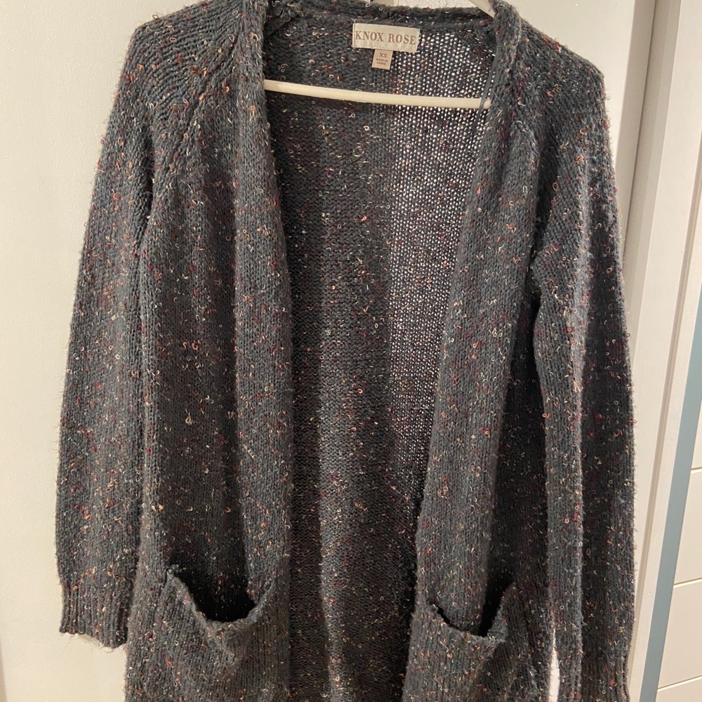 Knox Rose marled duster sweater